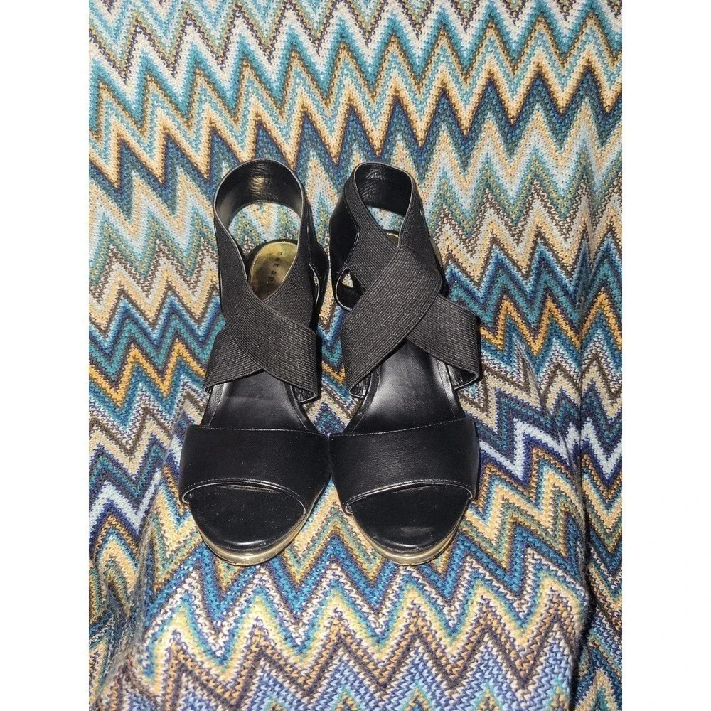 Black stiletto heels size 9.5